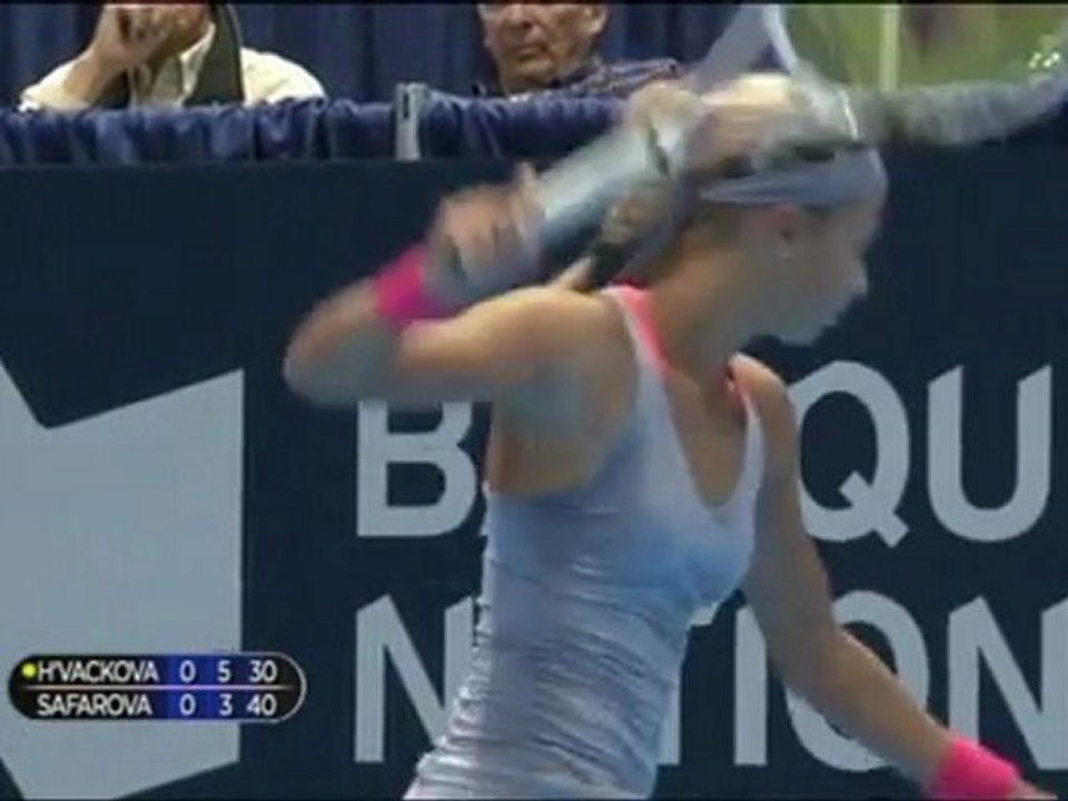 Quebec - Safarova geschockt nach Aus