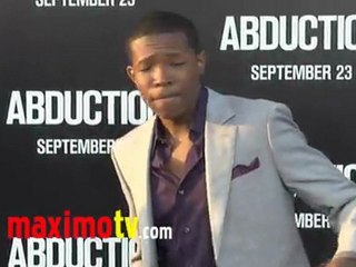 Denzel Whitaker at ABDUCTION World Premiere Arrivals