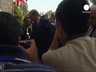 Recep Tayyip Erdogan est en visite en Libye