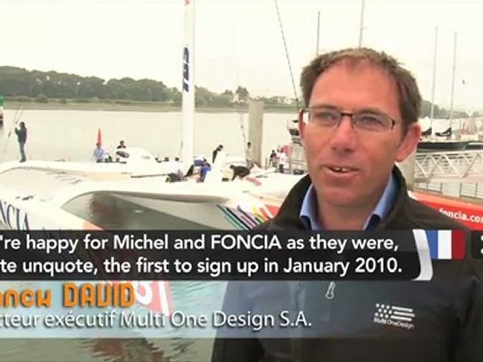 MOD 70 Mise à l'eau de Foncia