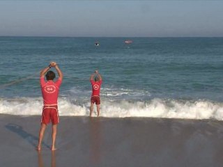 Manoeuvre de sauvetage côtier en pays Basque