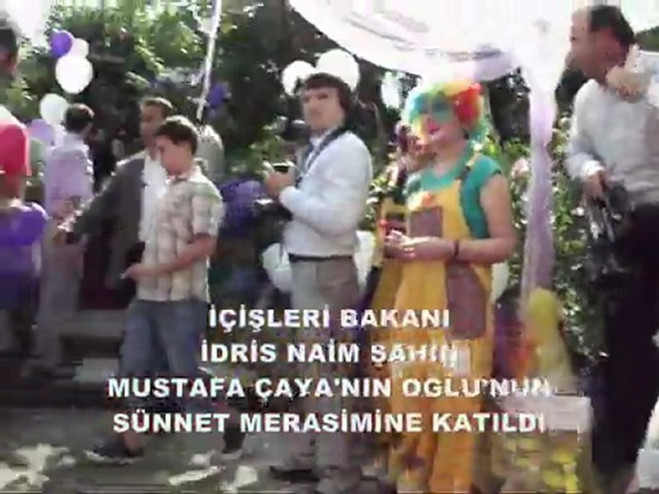MUSTAFA ÇAYA'NIN OĞLUNUN SÜNNET TÖRENİ'NE İÇİŞLERİ BAKANI KATILDI