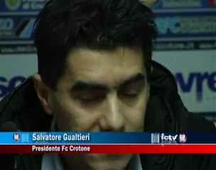 Fc Crotone | Gualtieri: il calcio rischia di scomparire