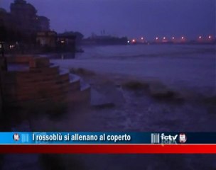 Fc Crotone | Allarme maltempo, i rossoblù si allenano al coperto