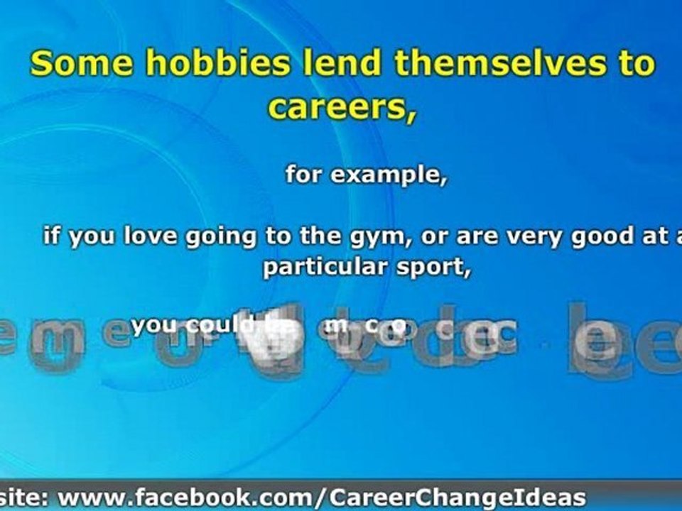 Career Change Ideas