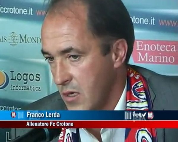 Video Fc Crotone | Il nuovo tecnico rossoblù, Franco Lerda