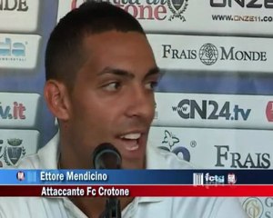 Fc Crotone | Mendicino,sono a Crotone per fare bene