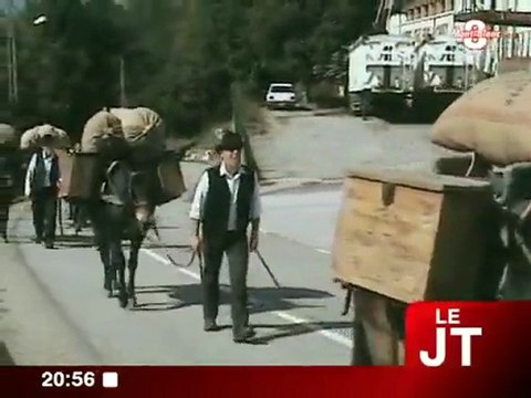 La route des tomes (Massif des Bauges)