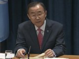 U.N Chief Ban Ki-moon Voices Top Concern for Middle East