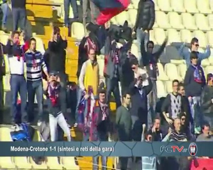Fc Crotone | Modena-Crotone 1-1 (la sintesi e le reti della gara)