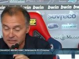 Fc Crotone | Menichini e Djuric alla vigilia del Novara