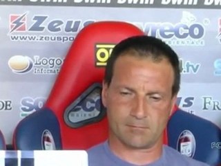 Fc Crotone | Menichini ringrazia il suo staff tecnico