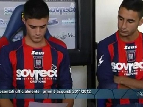 Fc Crotone | Presentati ufficialmente i primi 5 acquisti 2011/2012
