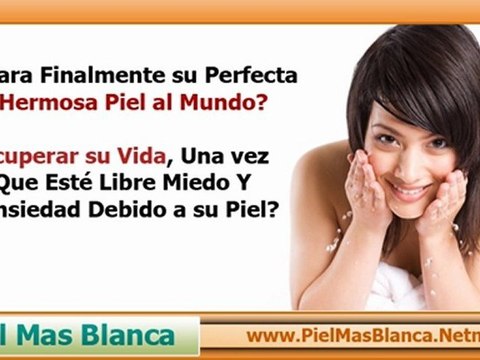 Como blanquear la piel naturalmente - Para blanquear la piel de la cara