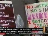 Apoyo en Nueva York al Estado palestino