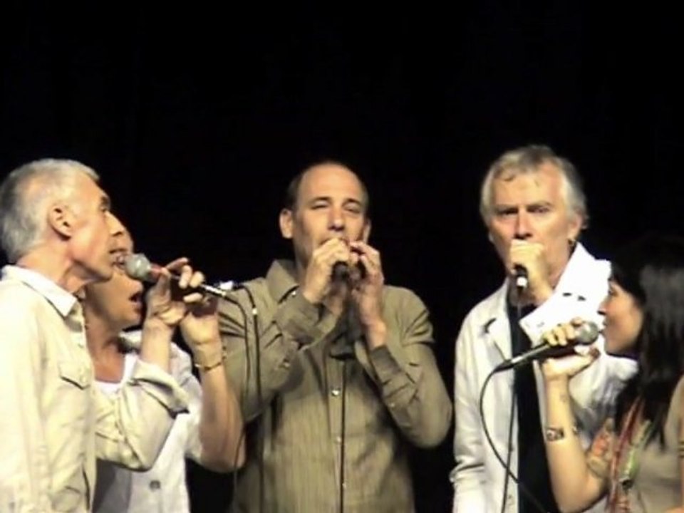 Corou de Berra à Contes (06) en 2011. Guest André Ceccarelli