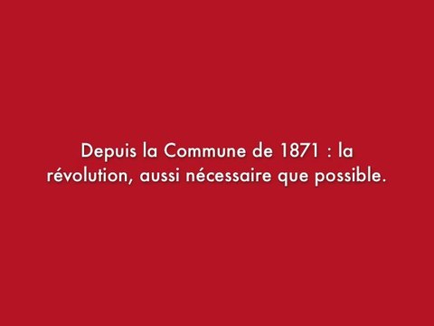Depuis la Commune de 1871 : la révolution, aussi nécessaire que possible. Par Paolo Gilardi.