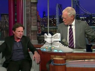 David Letterman - Michael J. Fox's "Future Shoes"