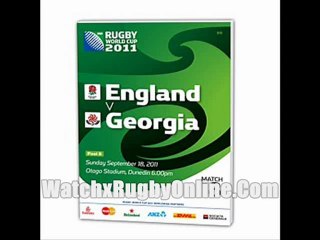 watch 2011 Rugby World Cup Georgia vs England streaming live