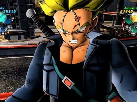 Dragon Ball Z Ultimate Tenkaichi - Gameplay - Trunks Vs C-17