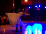 La première danse des mariés vénitiens masqués  à l'ouverture du bal
