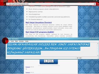 bilgisayara şarkı indirme programı!!