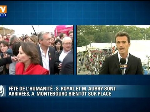 Fête de l’Huma : arrivée de Martine Aubry
