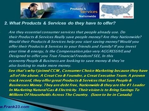 *** WARNING BEFORE YOU JOIN CCM (CONSUMER CHOICE MARKETING) ***