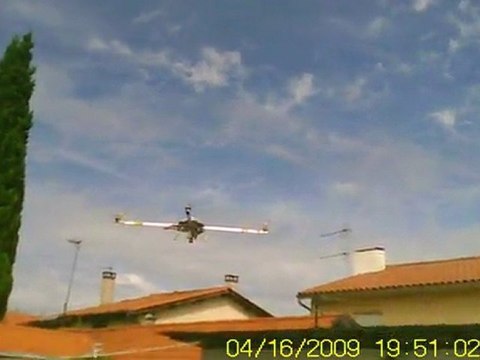 petit vol avec mon quadrirotor