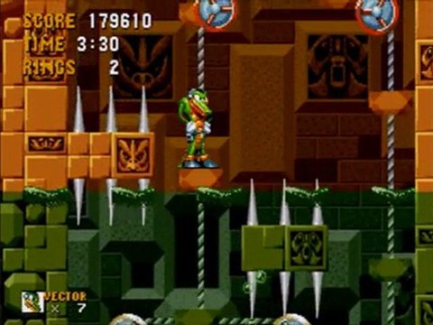 Let's Play Vector in Sonic the Hedgehog #4 Labarynth Zone