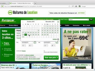 Comment utiliser un bon de reduction ou promotion Europcar