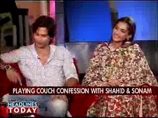 On The Couch With Koel 17th September 2011 Shahid Kapoor, Sonam Kapoor part 4