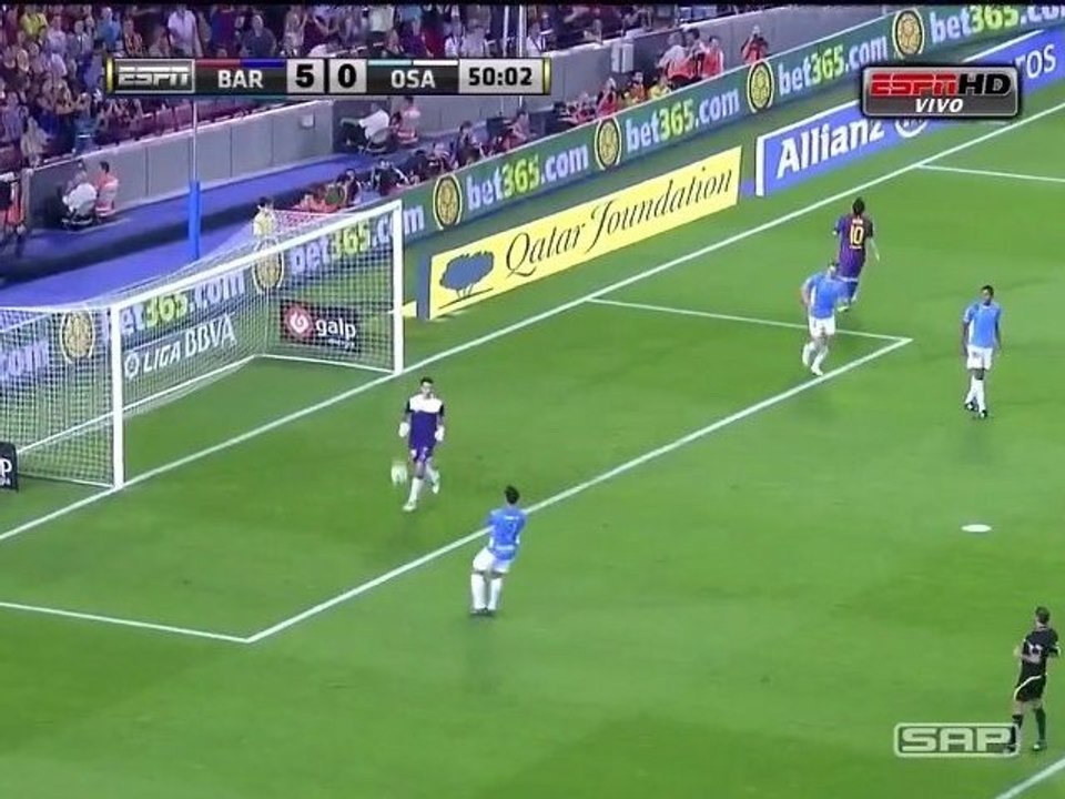 Barcelona - Osasuna 8-0 17.09.2011 Highlights HD