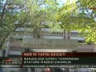 MEB'nın yapısı KHK ile değiştirildi Atatürk ilkelerini çıkarıldı