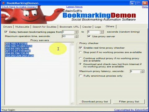 Social Bookmarking Demon 5 Drives Web Traffic In Real Time