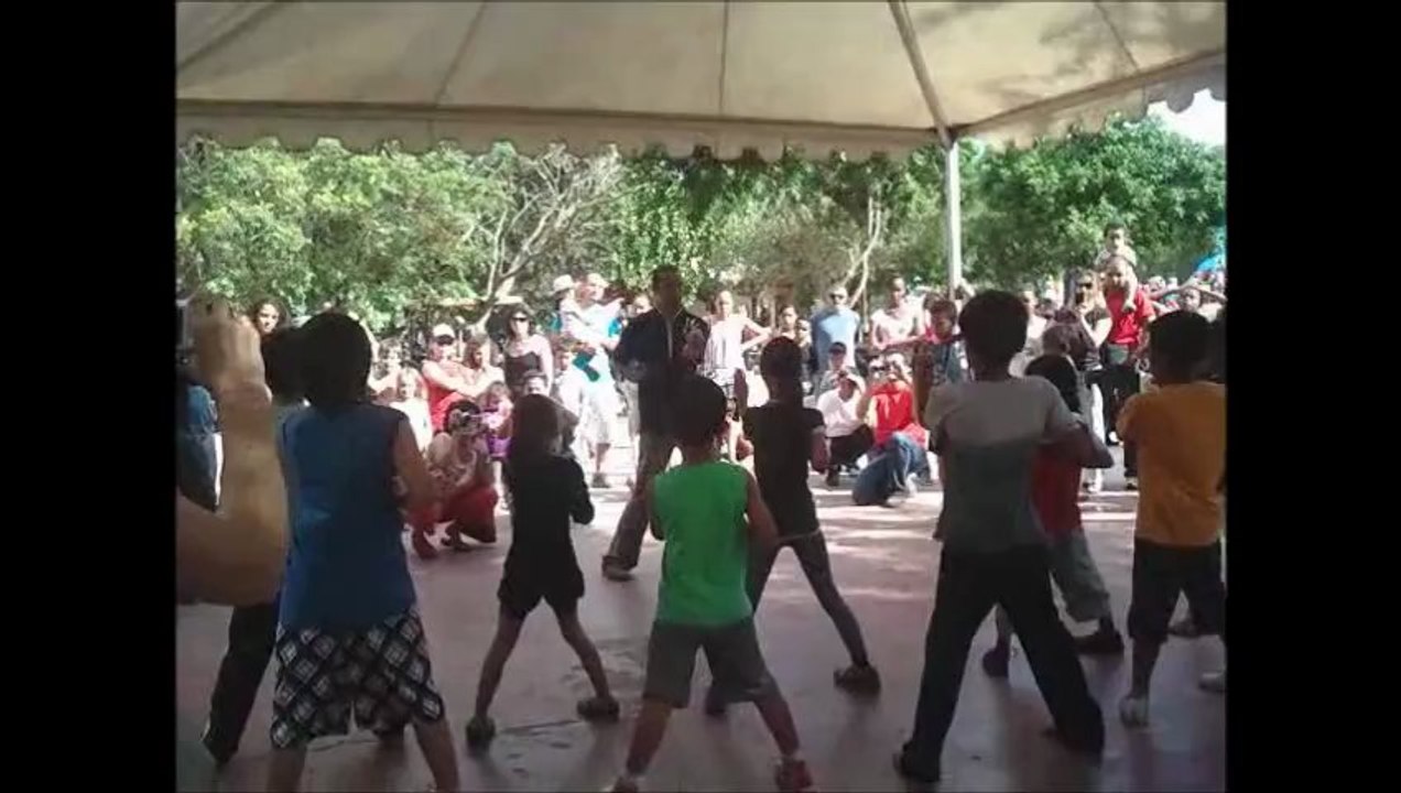 Cour enfant Wing chun croc parc avec Sylvano