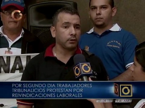 Trabajadores tribunalicios amenazan con ir a huelga general