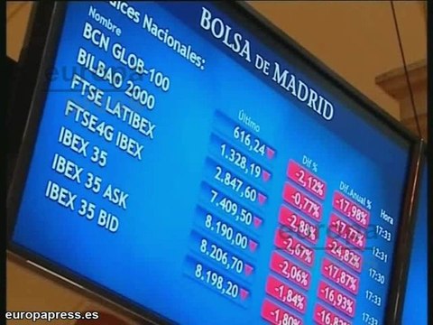 La Bolsa cierra con pérdidas
