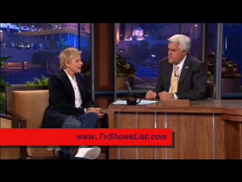 The Tonight Show with Jay Leno Season 19 Episode 159 Ellen DeGeneres, Bob Harper, Cobra Starship 2011