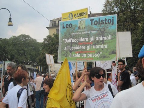 manifestazione contro la caccia torino 17 settembre 2011