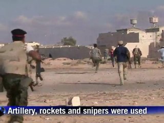 Download Video: Libyan NTC troops hit fierce Sirte resistance