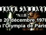 Black Sabbath -N.I.B. live