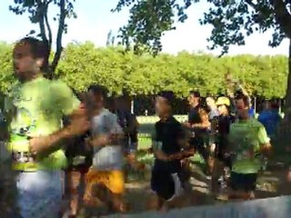 Départ de la course des chasseurs de temps 2011 Vincennes