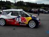 RALLYE vosgien 2011 avec SEBASTIEN ogier DS3 WRC