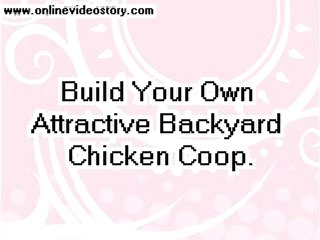 Cheap Blueprints for Chicken Coops