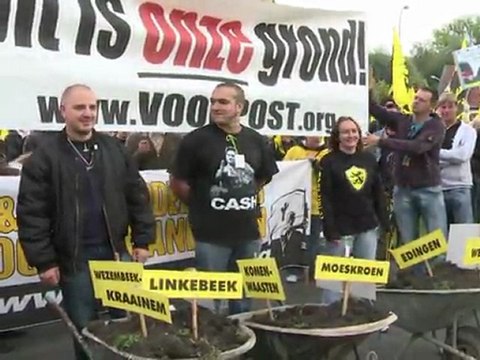 Belgian police out in force for Flemish demo