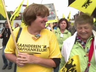 Manifestation de nationalistes flamands près de Bruxelles