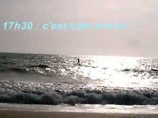 Session kitesurf à La Somone le 16/09/2011