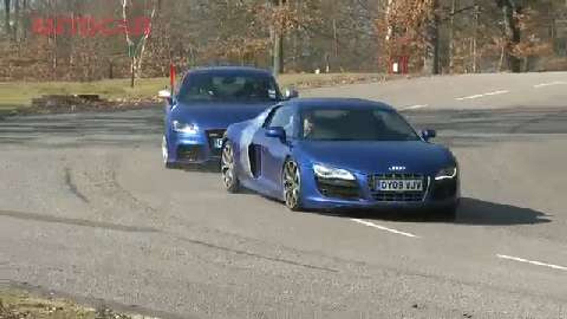 Audi R8 V10 vs Audi TT RS - video Dailymotion