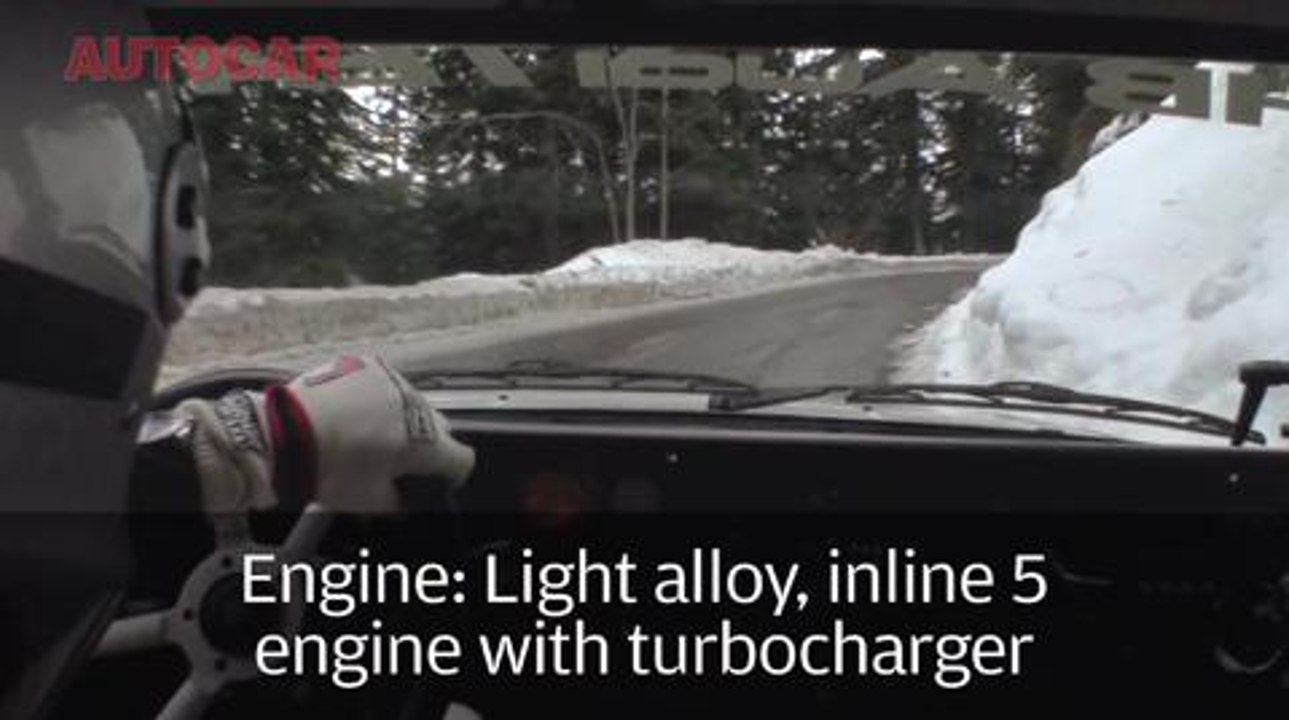 Walter Rohrl drives Audi Quattro
